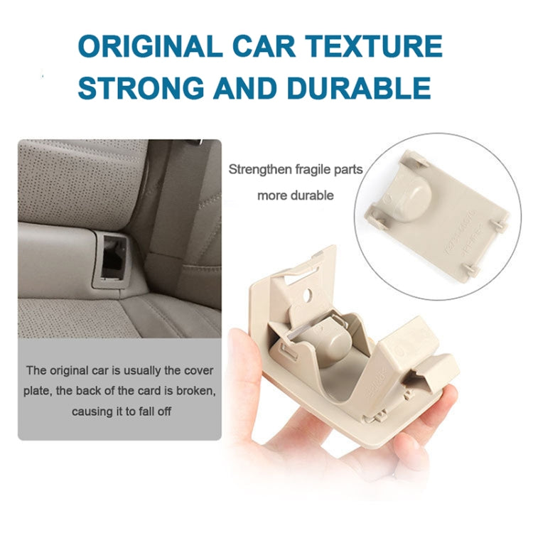 For Toyota Camry 2017- Car Rear Child ISOFIX Switch Seat Safety Cover 2059200513(Black) - Seat Belts & Padding by PMC TechLife | Online Shopping South Africa | PMC TechLife | Buy Now Pay Later Mobicred