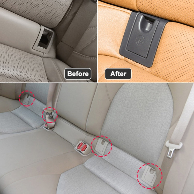 For Toyota Camry 2017- Car Rear Child ISOFIX Switch Seat Safety Cover 2059200513(Black) - Seat Belts & Padding by PMC TechLife | Online Shopping South Africa | PMC TechLife | Buy Now Pay Later Mobicred