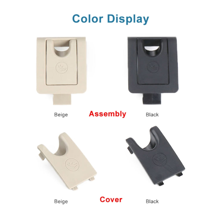 For Toyota Camry 2017- Car Rear Child ISOFIX Switch Seat Safety Cover Assembly 2059200513 (Black) - Seat Belts & Padding by PMC TechLife | Online Shopping South Africa | PMC TechLife | Buy Now Pay Later Mobicred