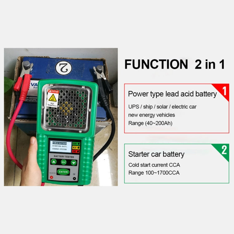 DUOYI DY226A Car 3 in 1 CCA Load Battery Charging Digital Capacity Tester - free shipping - PMC TechLife - Order now!