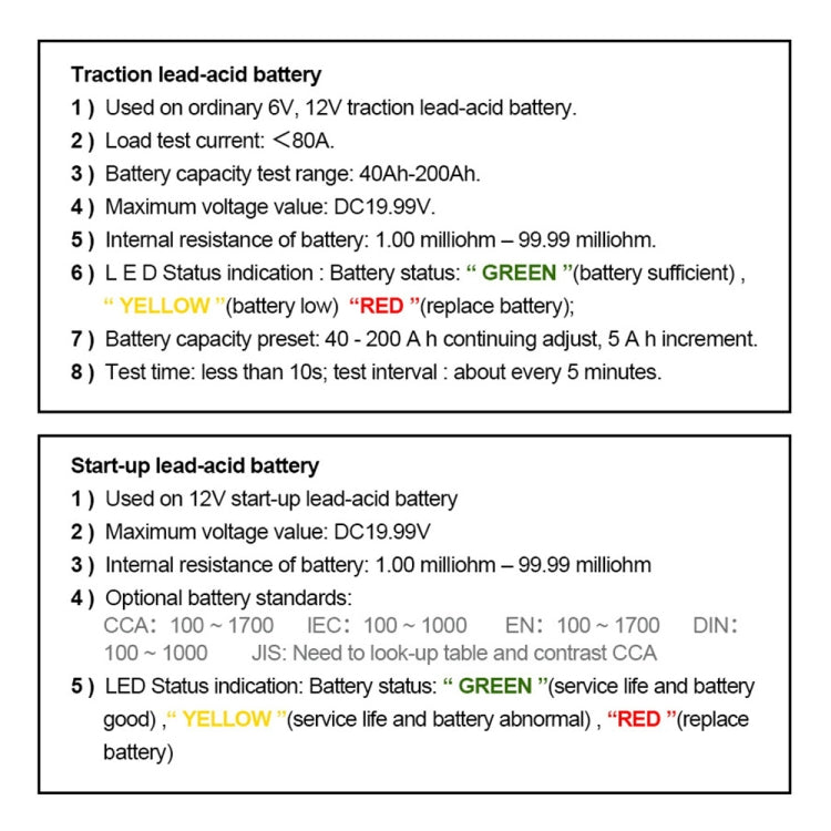 DUOYI DY226A Car 3 in 1 CCA Load Battery Charging Digital Capacity Tester - free shipping - PMC TechLife - Order now!