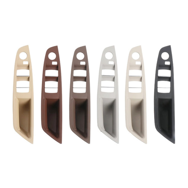 For BMW F10 2011-2017 Right Driving Car Door Window Lift Switch Trim Panel (Beige White) - Car Interior Mouldings by PMC TechLife | Online Shopping South Africa | PMC TechLife | Buy Now Pay Later Mobicred