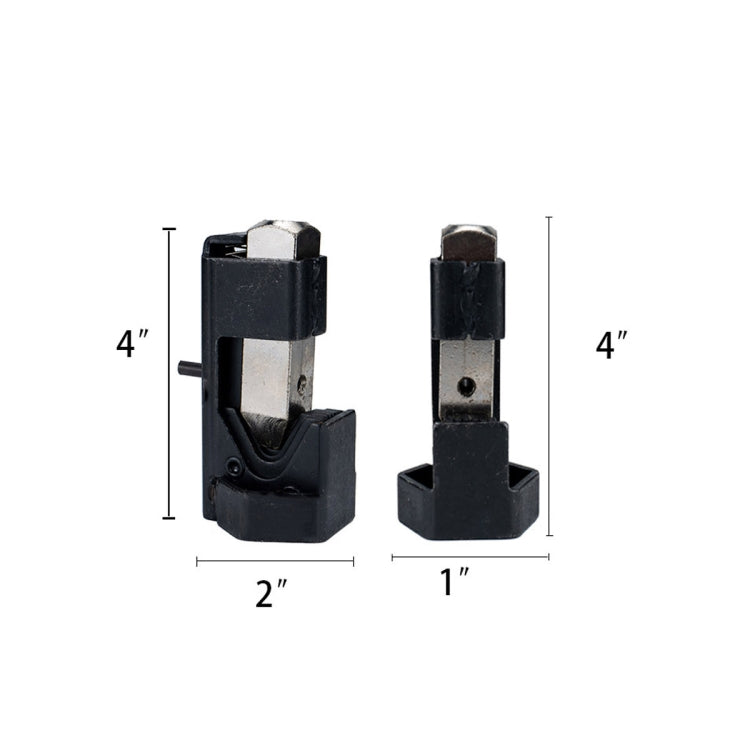 Car Battery Cable Hammer Crimper Hammer Lug Crimper Tool Pliers with T2 Copper 4 x 3/8 Heavy-duty Cold-pressed Wire Terminals - Booster Cable & Clip by PMC TechLife | Online Shopping South Africa | PMC TechLife | Buy Now Pay Later Mobicred