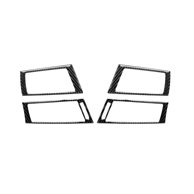 4 in 1 Car Carbon Fiber Side Air Outlet Decorative Sticker for BMW 2008-2013 X5 E70 / X6 E71, Left and Right Drive Universal - Car Interior Mouldings by PMC TechLife | Online Shopping South Africa | PMC TechLife | Buy Now Pay Later Mobicred