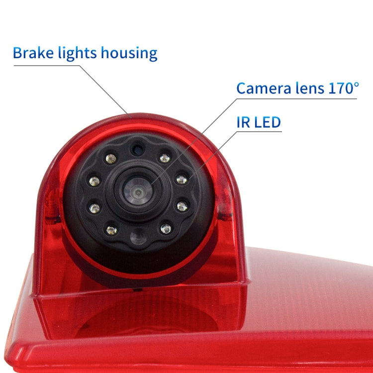 PZ462 Car Waterproof Brake Light View Camera + 7 inch Rearview Monitor for Renault / Nissan / Opel - free shipping - PMC TechLife - Order now!
