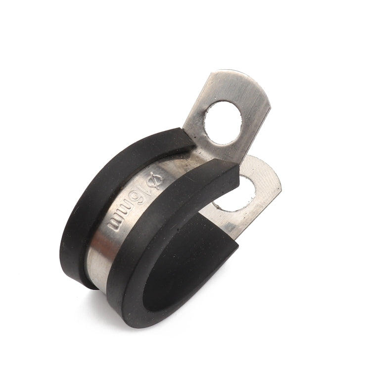 10 PCS Car Rubber Cushion Pipe Clamps Stainless Steel Clamps, Size: 2 inch (50mm) - Booster Cable & Clip by PMC TechLife | Online Shopping South Africa | PMC TechLife | Buy Now Pay Later Mobicred