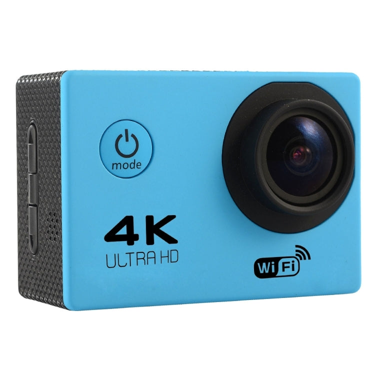 F60 2.0 inch Screen 170 Degrees Wide Angle WiFi Sport Action Camera Camcorder with Waterproof Housing Case, Support 64GB Micro SD Card(Blue) - Sports Camera by PMC TechLife | Online Shopping South Africa | PMC TechLife | Buy Now Pay Later Mobicred