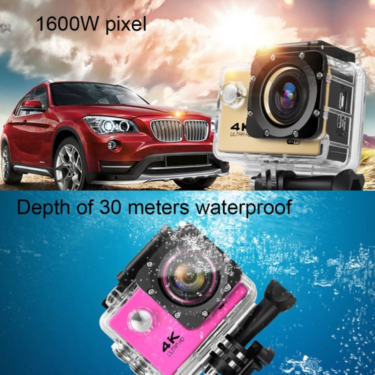 F60 2.0 inch Screen 170 Degrees Wide Angle WiFi Sport Action Camera Camcorder with Waterproof Housing Case, Support 64GB Micro SD Card(Silver) - Sports Camera by PMC TechLife | Online Shopping South Africa | PMC TechLife | Buy Now Pay Later Mobicred