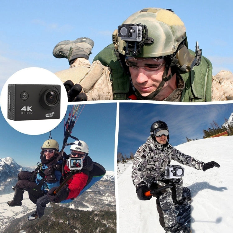 F60 2.0 inch Screen 170 Degrees Wide Angle WiFi Sport Action Camera Camcorder with Waterproof Housing Case, Support 64GB Micro SD Card(Silver) - Sports Camera by PMC TechLife | Online Shopping South Africa | PMC TechLife | Buy Now Pay Later Mobicred