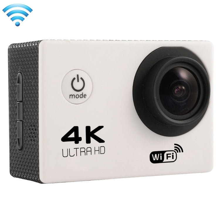 F60 2.0 inch Screen 170 Degrees Wide Angle WiFi Sport Action Camera Camcorder with Waterproof Housing Case, Support 64GB Micro SD Card(White) - Sports Camera by PMC TechLife | Online Shopping South Africa | PMC TechLife | Buy Now Pay Later Mobicred