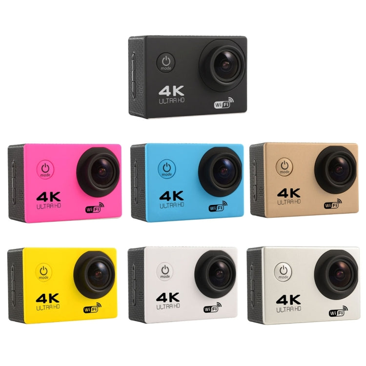 F60 2.0 inch Screen 170 Degrees Wide Angle WiFi Sport Action Camera Camcorder with Waterproof Housing Case, Support 64GB Micro SD Card(Yellow) - Sports Camera by PMC TechLife | Online Shopping South Africa | PMC TechLife | Buy Now Pay Later Mobicred