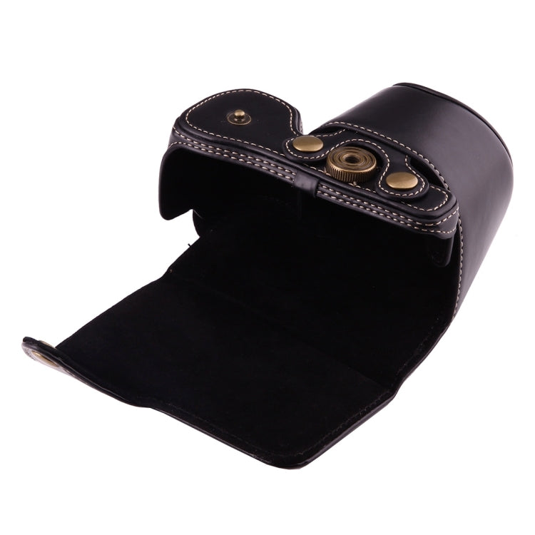 Full Body Camera PU Leather Case Bag with Strap for Sony A6000 / A6300 / Nex 6(Black) - free shipping - PMC TechLife - Order now!