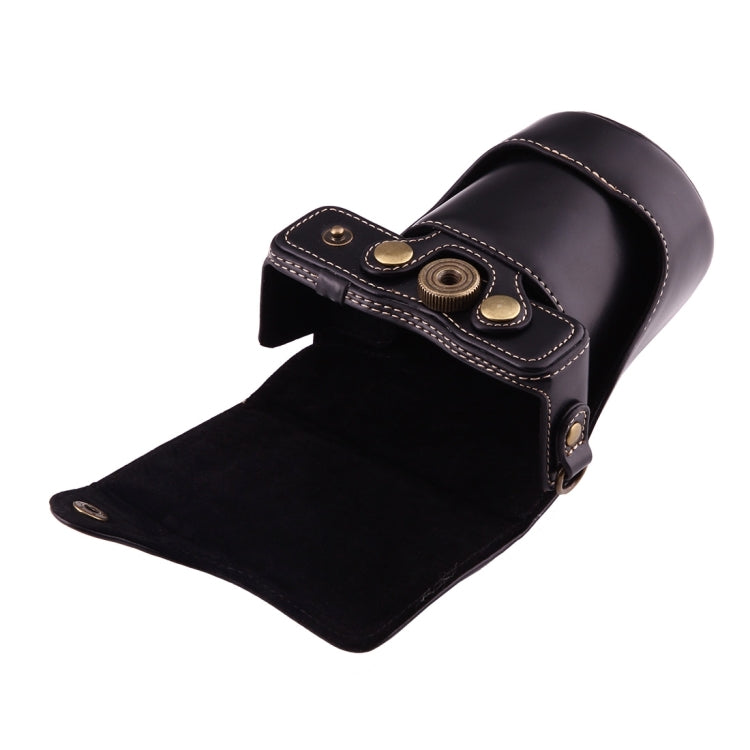 Full Body Camera PU Leather Case Bag with Strap for Canon EOS M10(Black) - free shipping - PMC TechLife - Order now!