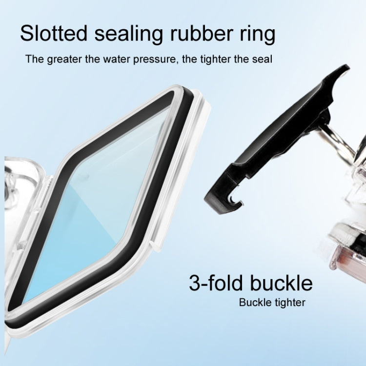 45m Waterproof Case + Touch Back Cover for GoPro HERO8 Black - Waterproof Cases by PMC TechLife | Online Shopping South Africa | PMC TechLife | Buy Now Pay Later Mobicred