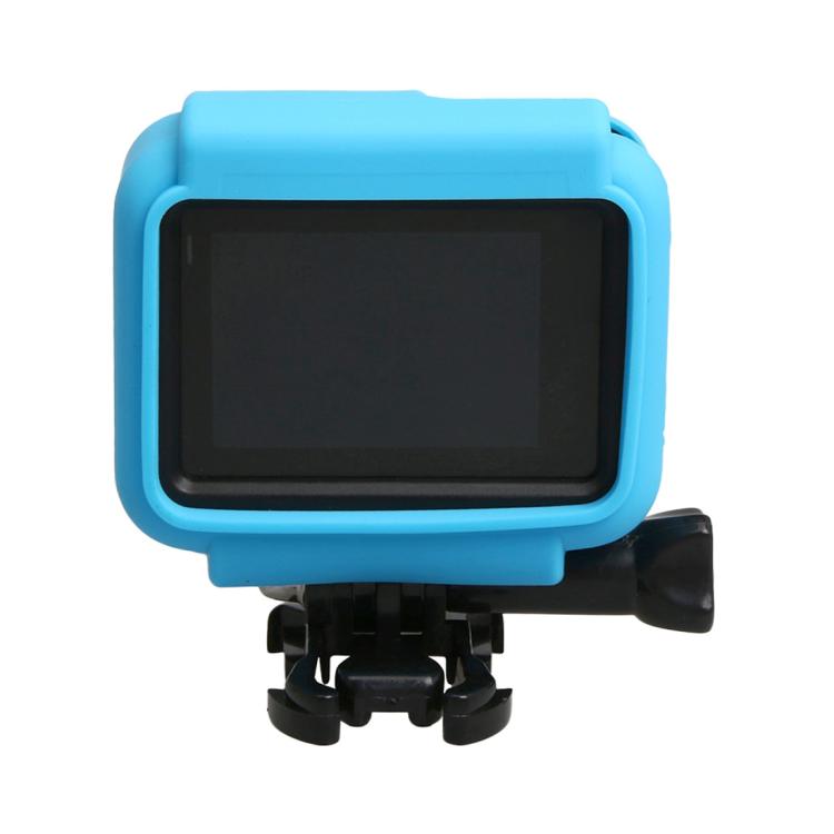 Original for GoPro HERO5 Silicone Border Frame Mount Housing Protective Case Cover Shell(Blue) - Silicone Cases by PMC TechLife | Online Shopping South Africa | PMC TechLife | Buy Now Pay Later Mobicred
