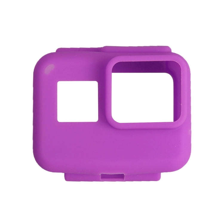 Original for GoPro HERO5 Silicone Border Frame Mount Housing Protective Case Cover Shell(Purple) - Silicone Cases by PMC TechLife | Online Shopping South Africa | PMC TechLife | Buy Now Pay Later Mobicred