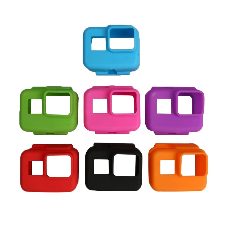 Original for GoPro HERO5 Silicone Border Frame Mount Housing Protective Case Cover Shell(Purple) - Silicone Cases by PMC TechLife | Online Shopping South Africa | PMC TechLife | Buy Now Pay Later Mobicred