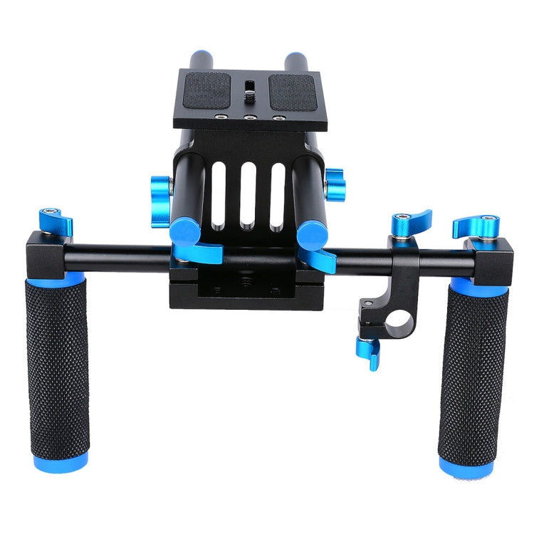 YELANGU YLG0102A-A01 Dual Handle Shoulder Mount Support Kit DSLR Rig(Black) - free shipping - PMC TechLife - Order now!