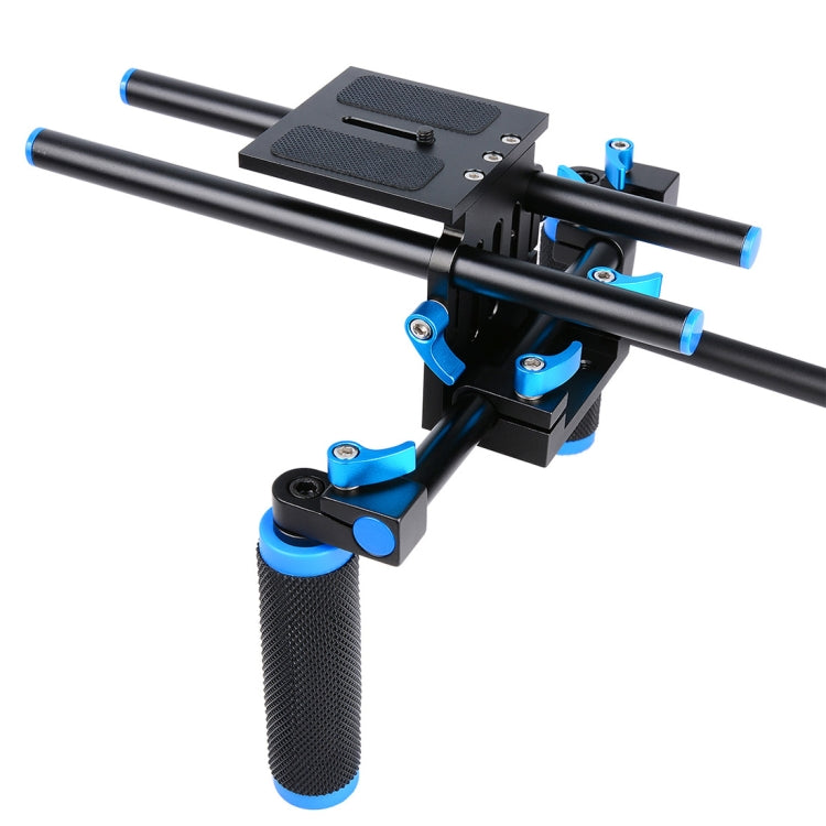 YELANGU YLG0102A-A01 Dual Handle Shoulder Mount Support Kit DSLR Rig(Black) - free shipping - PMC TechLife - Order now!