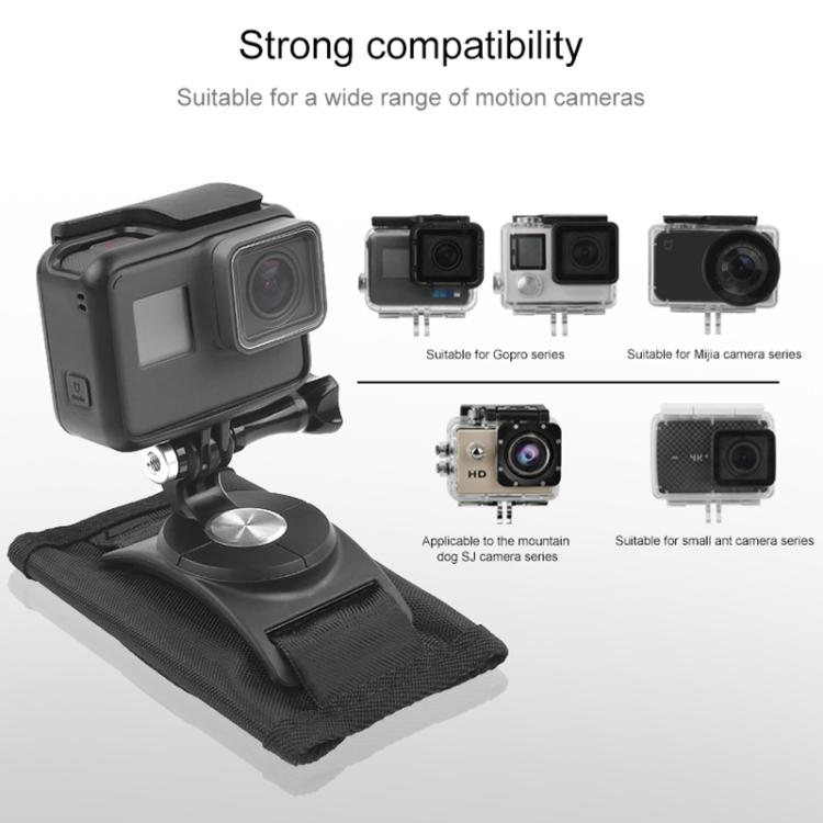 360 Degree Rotating Quick Release Strap Mount Shoulder Backpack Mount for GoPro, Insta360, DJI and Other Action Cameras(Black) - free shipping - PMC TechLife - Order now!