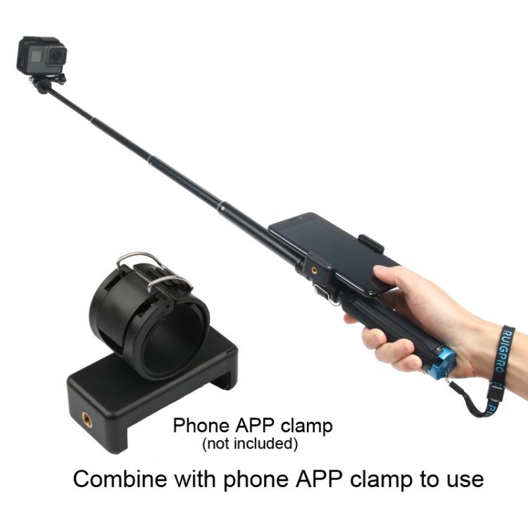 Portable Foldable Tripod Holder Selfie Monopod Stick for GoPro, Insta360, DJI and Other Action Cameras, Length: 23.5-81cm - Extendable Pole by PMC TechLife | Online Shopping South Africa | PMC TechLife | Buy Now Pay Later Mobicred