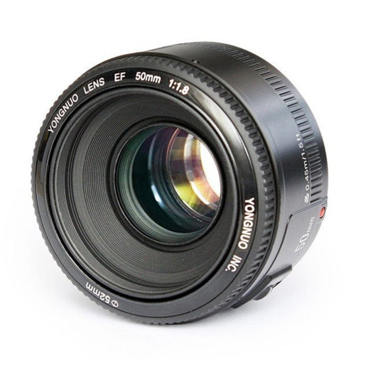 YONGNUO YN50MM F1.8C Auto Focus Lens for Canon EF Mount New Lens(Black) - free shipping - PMC TechLife - Order now!