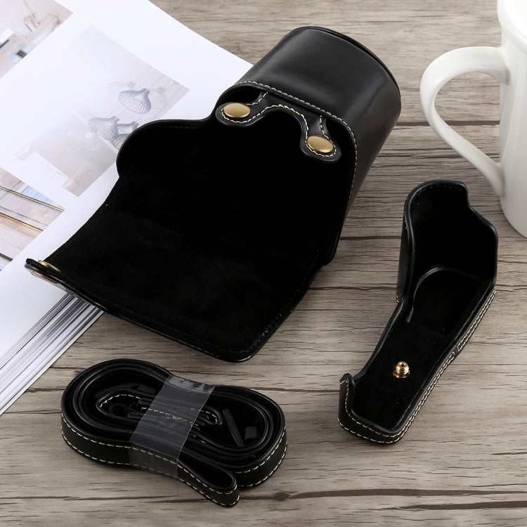 Full Body Camera PU Leather Case Bag with Strap for Sony A5100 (Black) - free shipping - PMC TechLife - Order now!