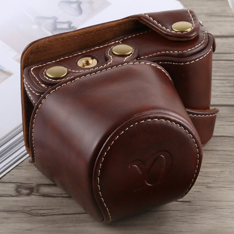 Full Body Camera PU Leather Case Bag with Strap for Sony A5100 (Coffee) - free shipping - PMC TechLife - Order now!