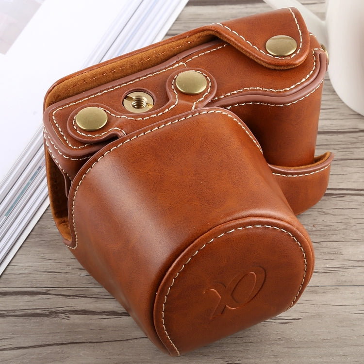 Full Body Camera PU Leather Case Bag with Strap for Sony A5100 (Brown) - free shipping - PMC TechLife - Order now!