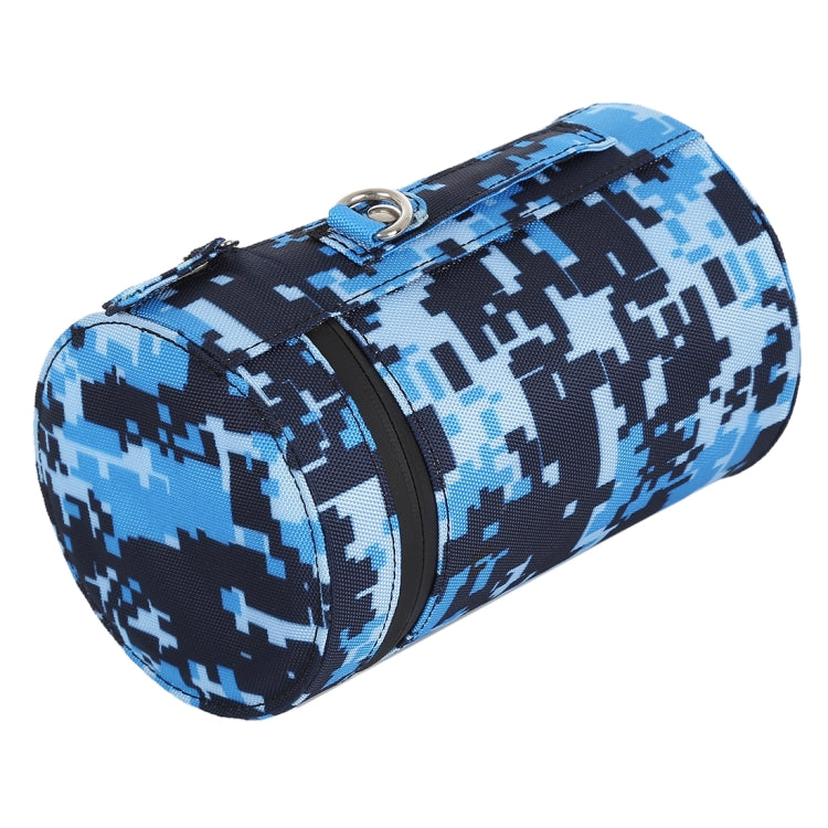 Camouflage Color Large Lens Case Zippered Cloth Pouch Box for DSLR Camera Lens, Size: 16x10x10cm (Blue) - free shipping - PMC TechLife - Order now!