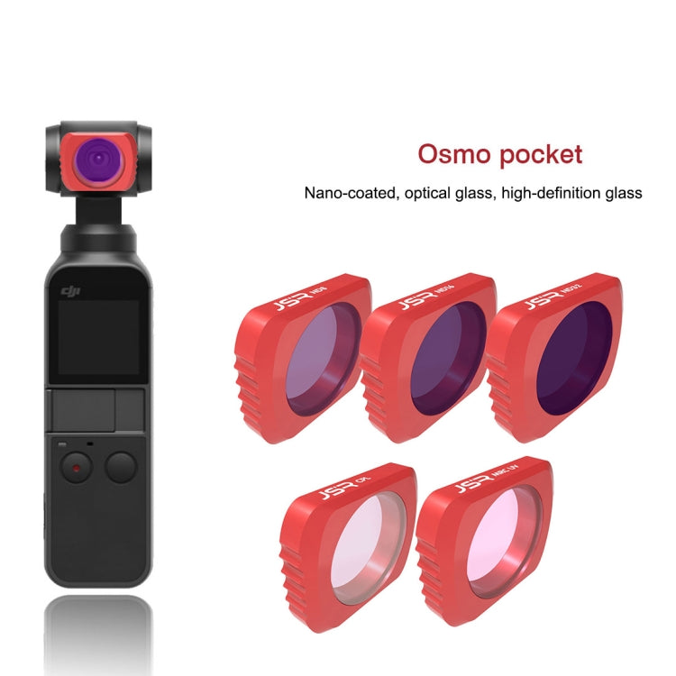 5 in 1  HD Slim ND8 & ND16 & ND32 & CPL & MCUV Lens Filter for DJI OSMO Pocket - Lens Accessories by JSR | Online Shopping South Africa | PMC TechLife | Buy Now Pay Later Mobicred