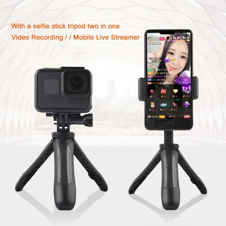 GP446 Multifunctional Mini Fixed Tripod for GoPro, Insta360, DJI and Other Action Cameras(Blue) - Holder by PMC TechLife | Online Shopping South Africa | PMC TechLife | Buy Now Pay Later Mobicred