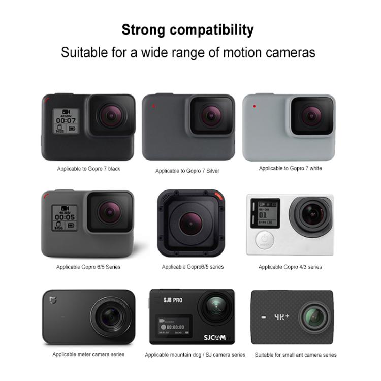 GP456 Tripod Bracket for GoPro, Insta360, DJI and Other Action Cameras and 4-6.8 inch Phones - Holder by PMC TechLife | Online Shopping South Africa | PMC TechLife | Buy Now Pay Later Mobicred