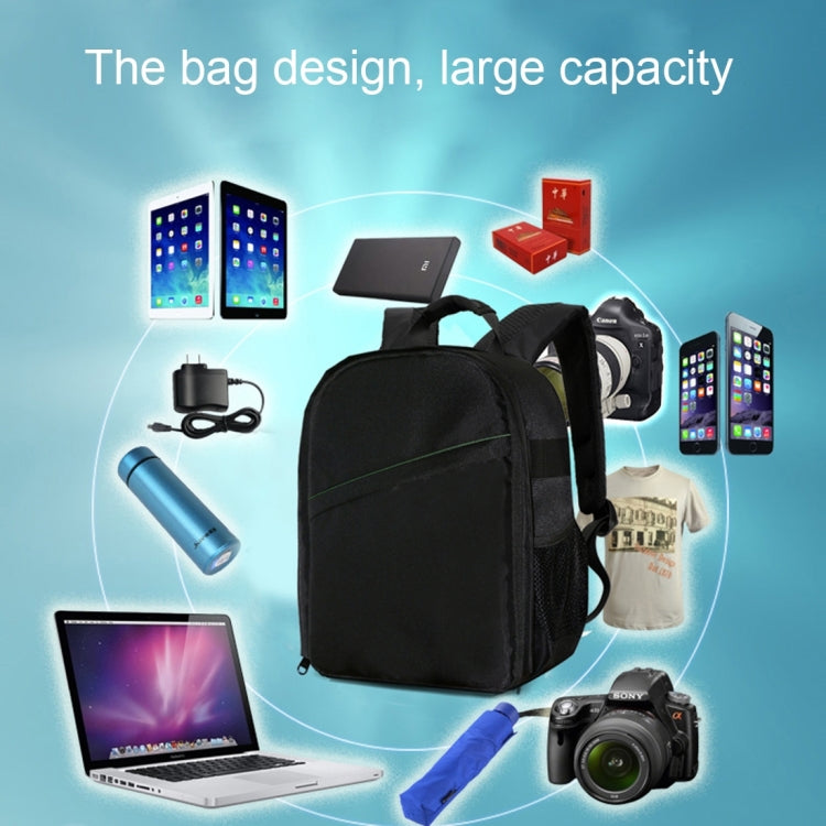 DL-B028 Portable Casual Style Waterproof Scratch-proof Outdoor Sports Backpack SLR Camera Bag Phone Bag for GoPro, SJCAM, Nikon, Canon, Xiaomi Xiaoyi YI, iPad, Apple, Samsung, Huawei, Size: 27.5 * 12.5 * 34 cm(Green) - free shipping - PMC TechLife - Order now!