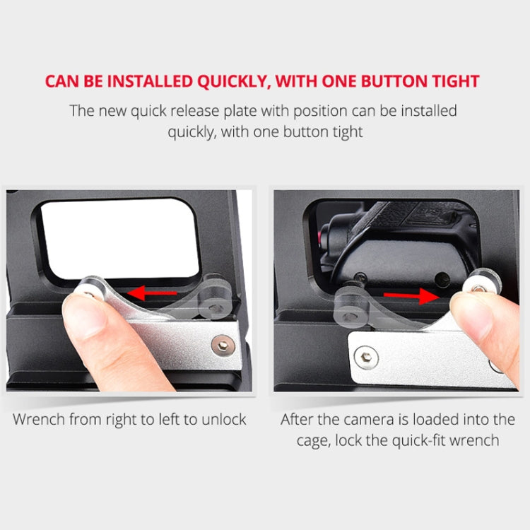 YELANGU C8 YLG0910 Handle Video Camera Cage Stabilizer(Black) - free shipping - PMC TechLife - Order now!