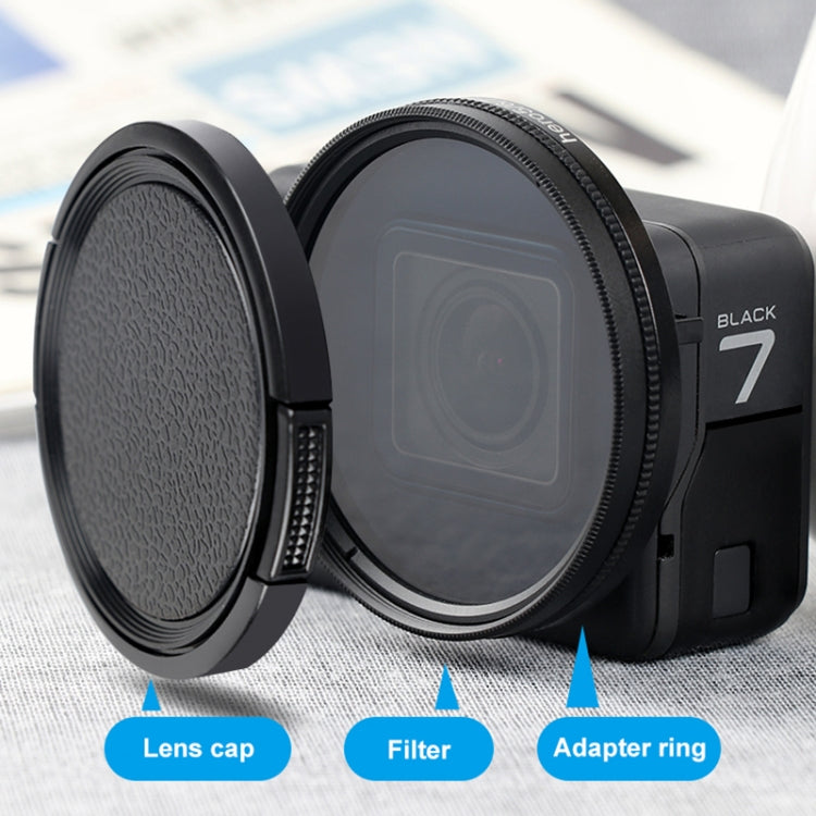 RUIGPRO for GoPro HERO 7/6 /5 Professional 52mm ND4 Lens Filter with Filter Adapter Ring & Lens Cap - Lens Filter by RUIGPRO | Online Shopping South Africa | PMC TechLife | Buy Now Pay Later Mobicred