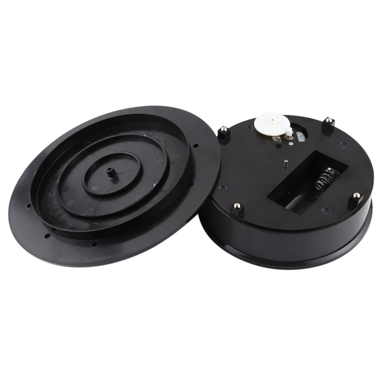 20cm 360 Degree Electric Rotating Turntable Display Stand Photography Video Shooting Props Turntable, Load 1.5kg, Powered by Battery & USB(Black) - free shipping - PMc TechLife - Order now!