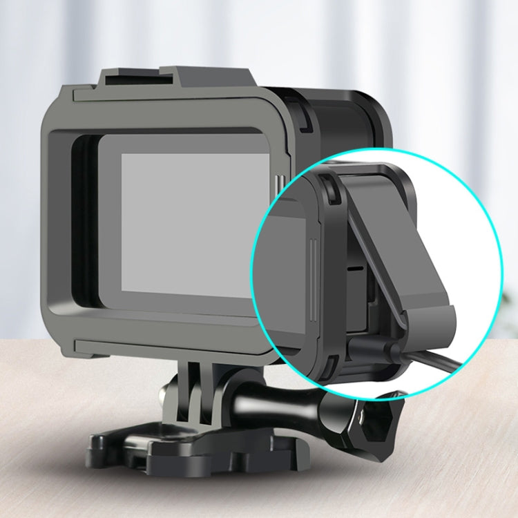 RUIGPRO for GoPro HERO8 Black Standard Border PC ABS Frame Mount Protective Case(Black) - free shipping - PMC TechLife - Order now!