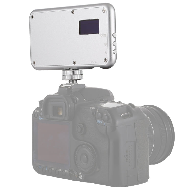 LED-013 Pocket 112 LEDs Professional Vlogging Photography Video & Photo Studio Light with OLED Display & Cold Shoe Adapter Mount for Canon / Nikon DSLR Cameras - free shipping - PMC TechLife - Order now!