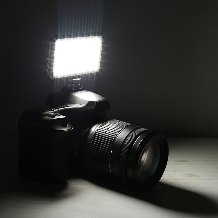LED-013 Pocket 112 LEDs Professional Vlogging Photography Video & Photo Studio Light with OLED Display & Cold Shoe Adapter Mount for Canon / Nikon DSLR Cameras - free shipping - PMC TechLife - Order now!