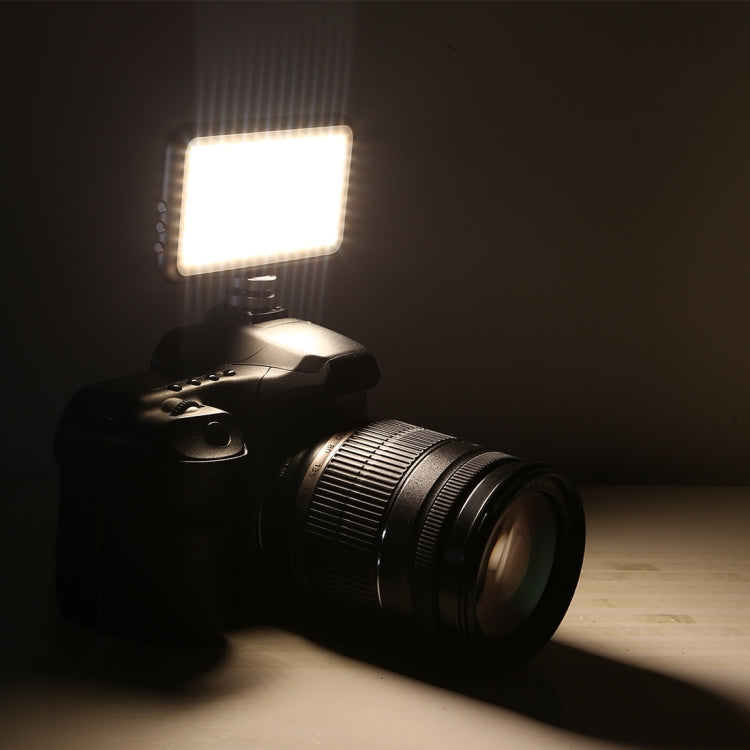 LED-013 Pocket 112 LEDs Professional Vlogging Photography Video & Photo Studio Light with OLED Display & Cold Shoe Adapter Mount for Canon / Nikon DSLR Cameras - free shipping - PMC TechLife - Order now!