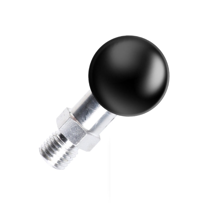 25mm Ball Head M10 Screw Motorcycle Fixed Mount Holder for GoPro, Insta360, DJI and Other Action Cameras(Black) - Bicycle Handlebar Mount by PMC TechLife | Online Shopping South Africa | PMC TechLife | Buy Now Pay Later Mobicred