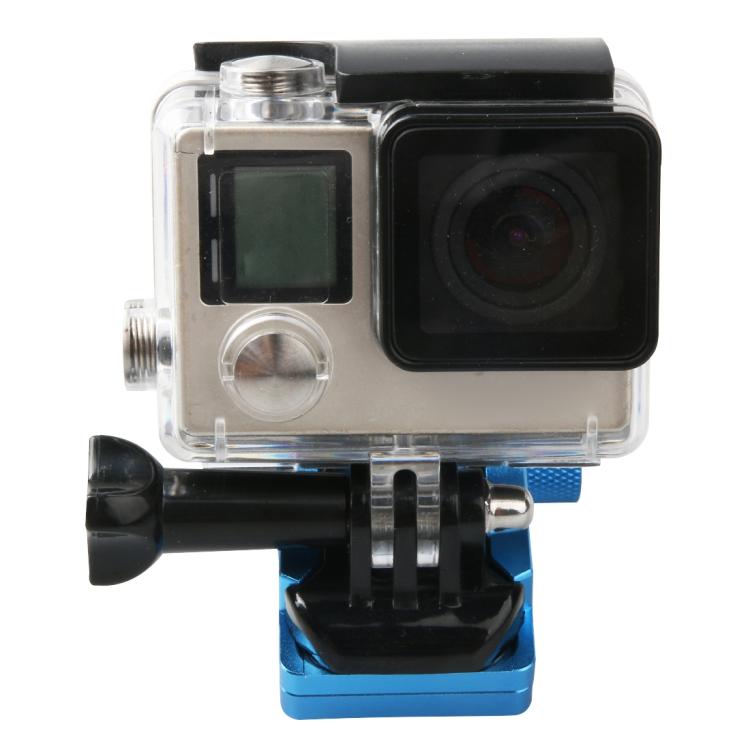 Motorcycle Rearview Mirror CNC Aluminum Alloy Stent Fixed Bracket Holder forGoPro Hero12 Black / Hero11 /10 /9 /8 /7 /6 /5, Insta360 Ace / Ace Pro, DJI Osmo Action 4 and Other Action Cameras(Blue) - Bicycle Handlebar Mount by PMC TechLife | Online Shopping South Africa | PMC TechLife | Buy Now Pay Later Mobicred