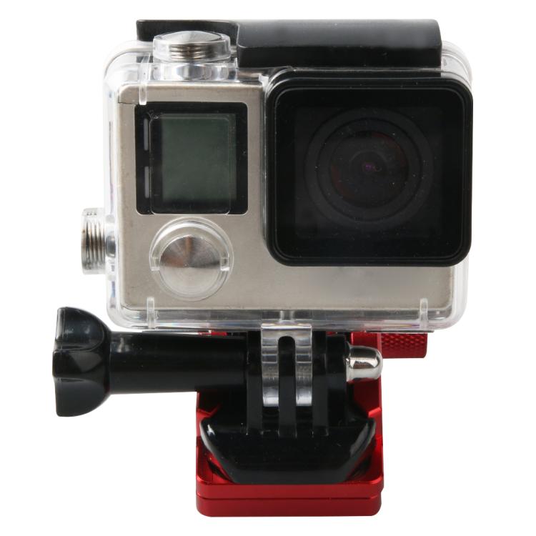 Motorcycle Rearview Mirror CNC Aluminum Alloy Stent Fixed Bracket Holder forGoPro Hero12 Black / Hero11 /10 /9 /8 /7 /6 /5, Insta360 Ace / Ace Pro, DJI Osmo Action 4 and Other Action Cameras(Red) - Bicycle Handlebar Mount by PMC TechLife | Online Shopping South Africa | PMC TechLife | Buy Now Pay Later Mobicred