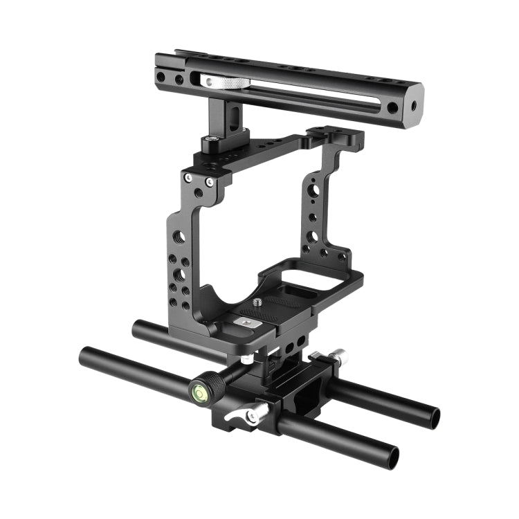 YELANGU C15 YLG0711A Video Camera Cage Stabilizer with Handle & Rail Rod for Nikon Z6 / Z7(Black) - free shipping - PMC TechLife - Order now!