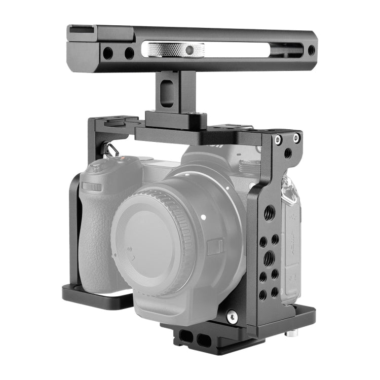 YELANGU C15-B YLG0711A-A Video Camera Cage Stabilizer with Handle for Nikon Z6 / Z7(Black) - free shipping - PMC TechLife - Order now!