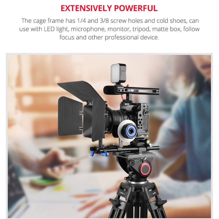 YELANGU C15-B YLG0711A-A Video Camera Cage Stabilizer with Handle for Nikon Z6 / Z7(Black) - free shipping - PMC TechLife - Order now!