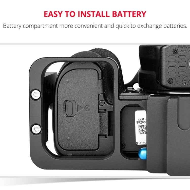 YELANGU C15-B YLG0711A-A Video Camera Cage Stabilizer with Handle for Nikon Z6 / Z7(Black) - free shipping - PMC TechLife - Order now!