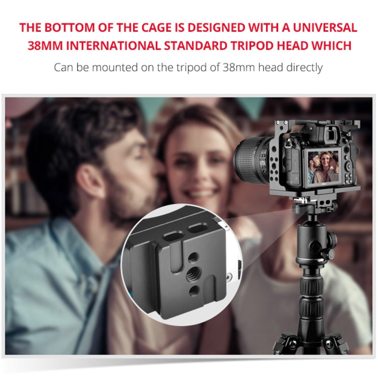 YELANGU C15-A YLG0711A-A01 Video Camera Cage Stabilizer for Nikon Z6 / Z7 (Black) - free shipping - PMC TechLife - Order now!