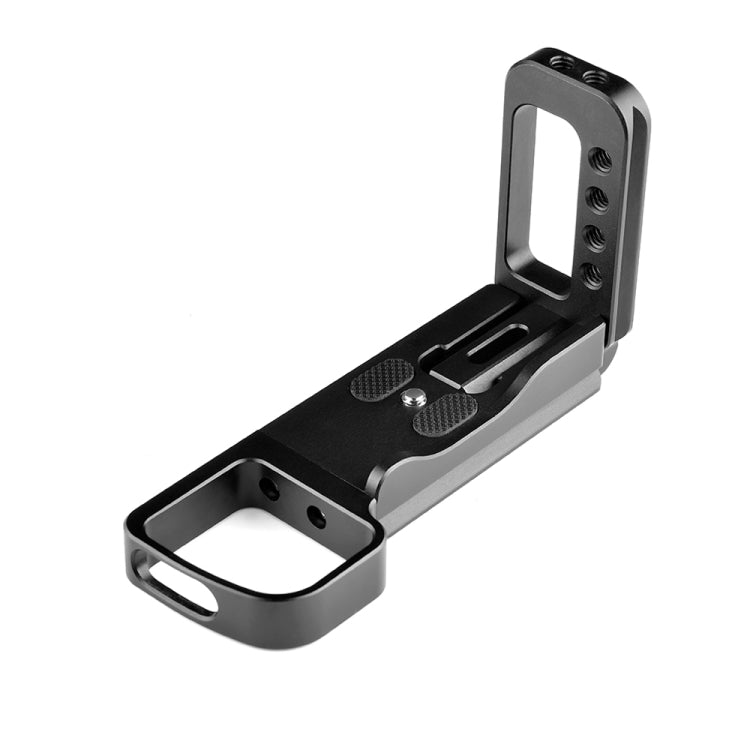 YELANGU YLG0715A 1/4 inch Vertical Shoot Quick Release L Plate Bracket Base Holder for Sony A6300 / A6000 / A6100 / A6400 / A6500 (Black) - free shipping - PMC TechLife - Order now!
